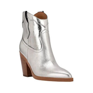 Silver Ankle Boots for Women